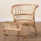 Bali & Pari Alaya Modern Bohemian Natural Brown Rattan Accent Chair 236-12710-ZORO - alternate 6